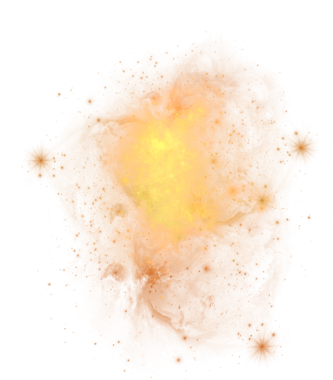 Gold Magic Galaxy Overlay 